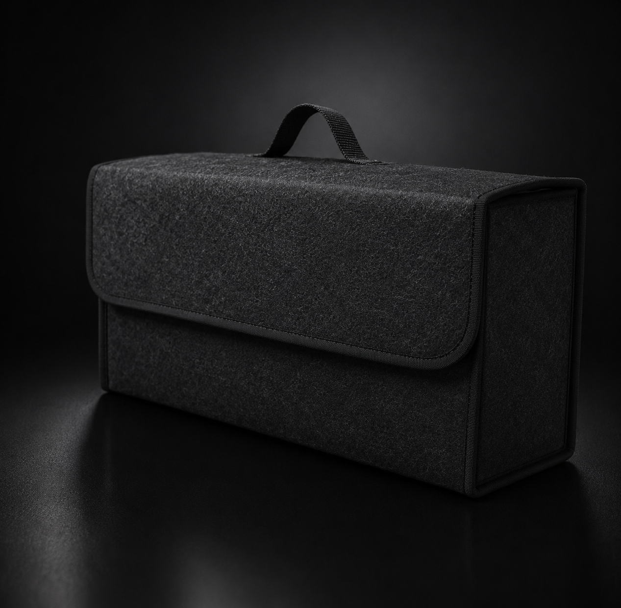 Organisateur de Coffre de Voiture en Feutre – Sac de Rangement Pliable Antidérapant