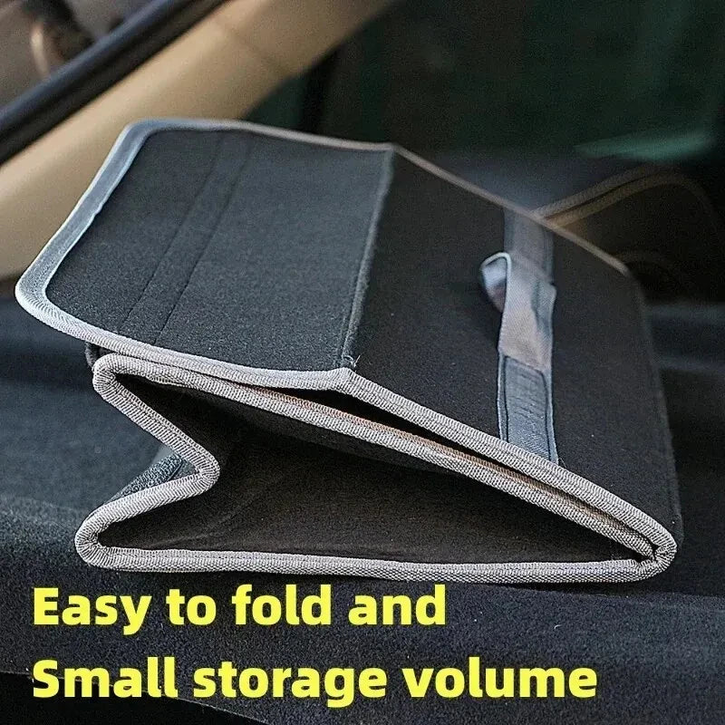 Organisateur de Coffre de Voiture en Feutre – Sac de Rangement Pliable Antidérapant