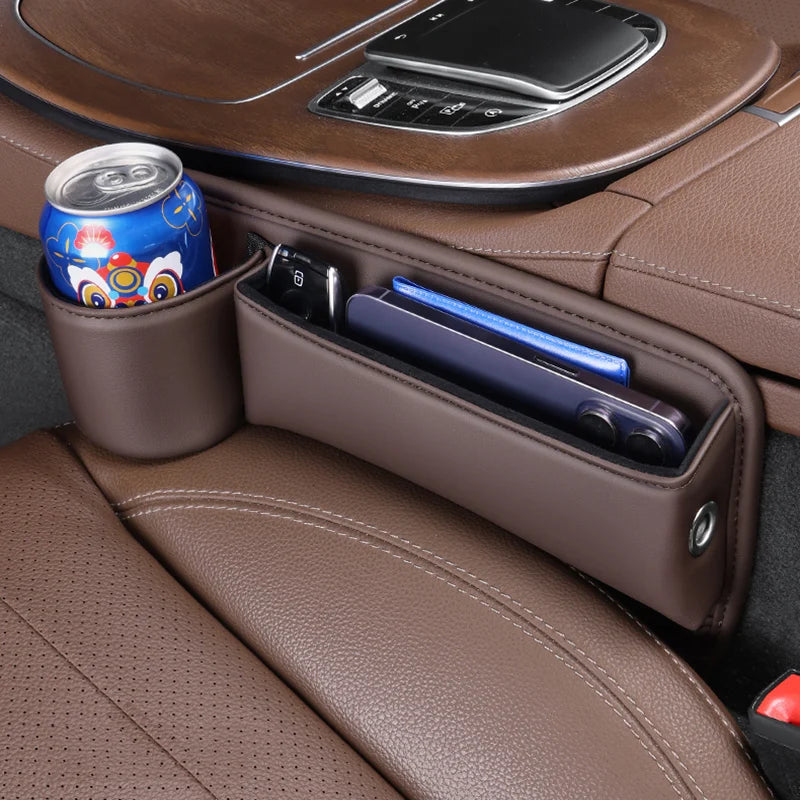 Rangement Auto Premium — Porte-Objets, Gobelet & Téléphone