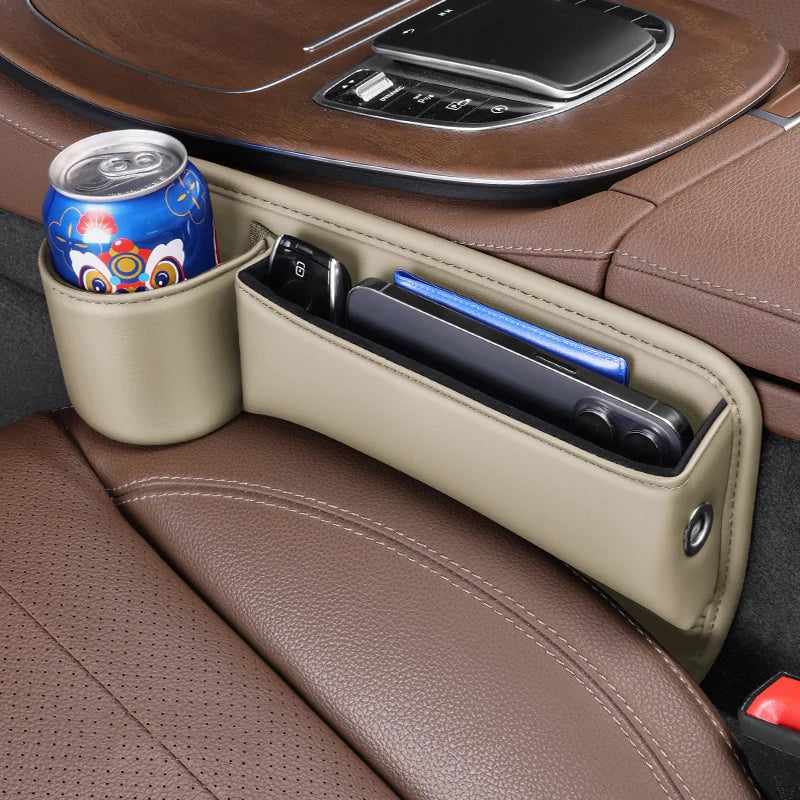 Rangement Auto Premium — Porte-Objets, Gobelet & Téléphone