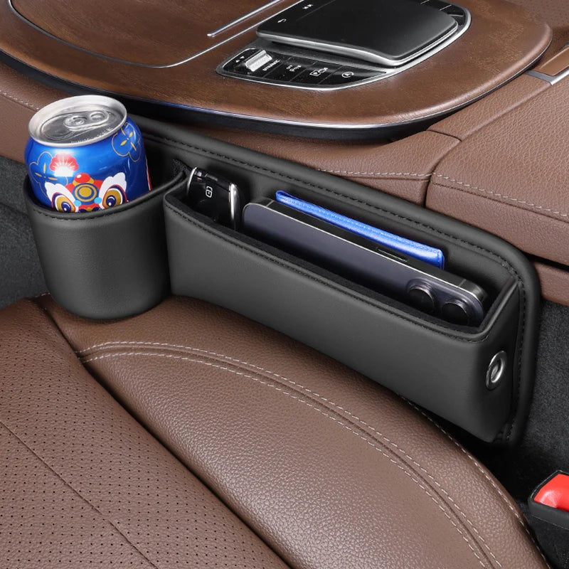 Rangement Auto Premium — Porte-Objets, Gobelet & Téléphone
