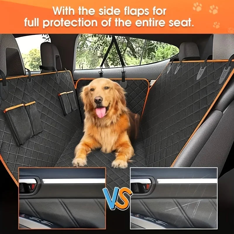 Housse de Protection de Banquette Arrière pour Chien – Imperméable et Anti-Rayures